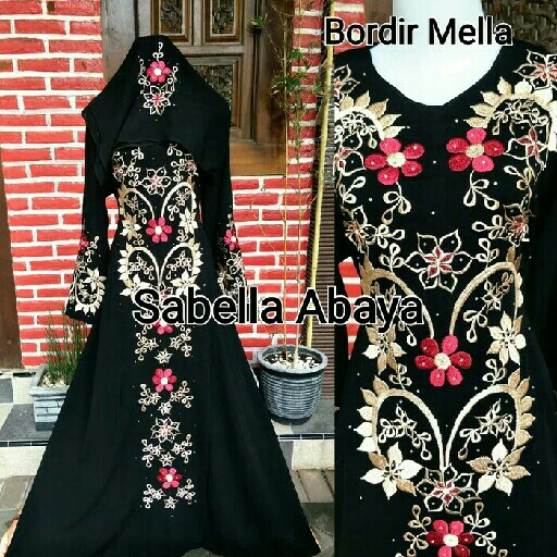 Abaya Bordir Mella