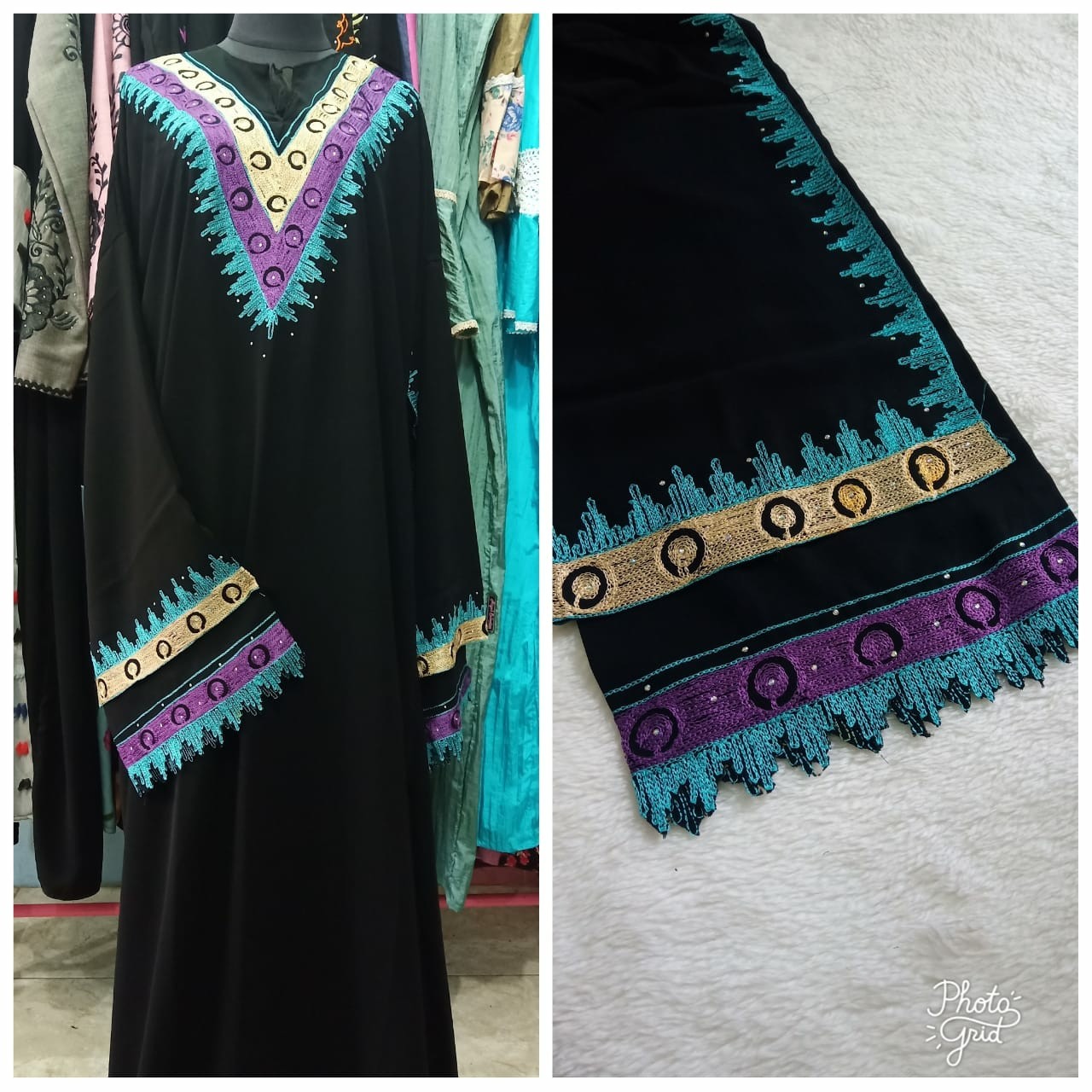 Abaya Mekah Dobel Lengan