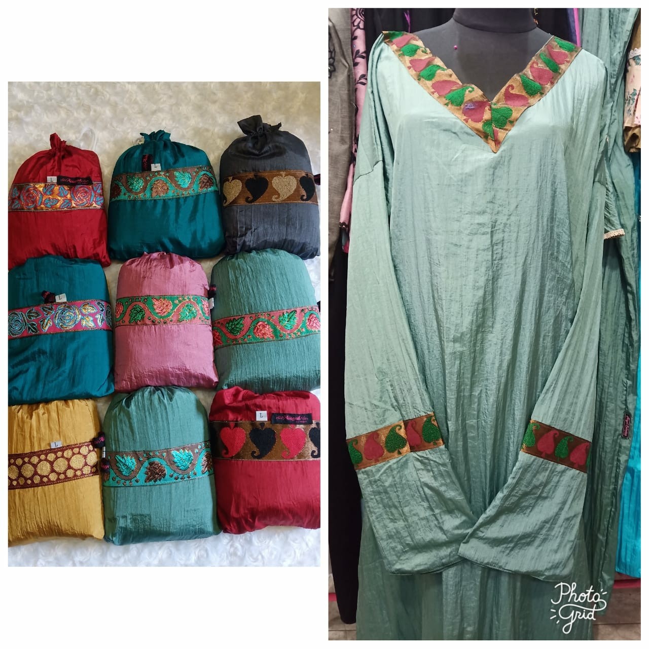 Abaya Parasit Pita Motif 2