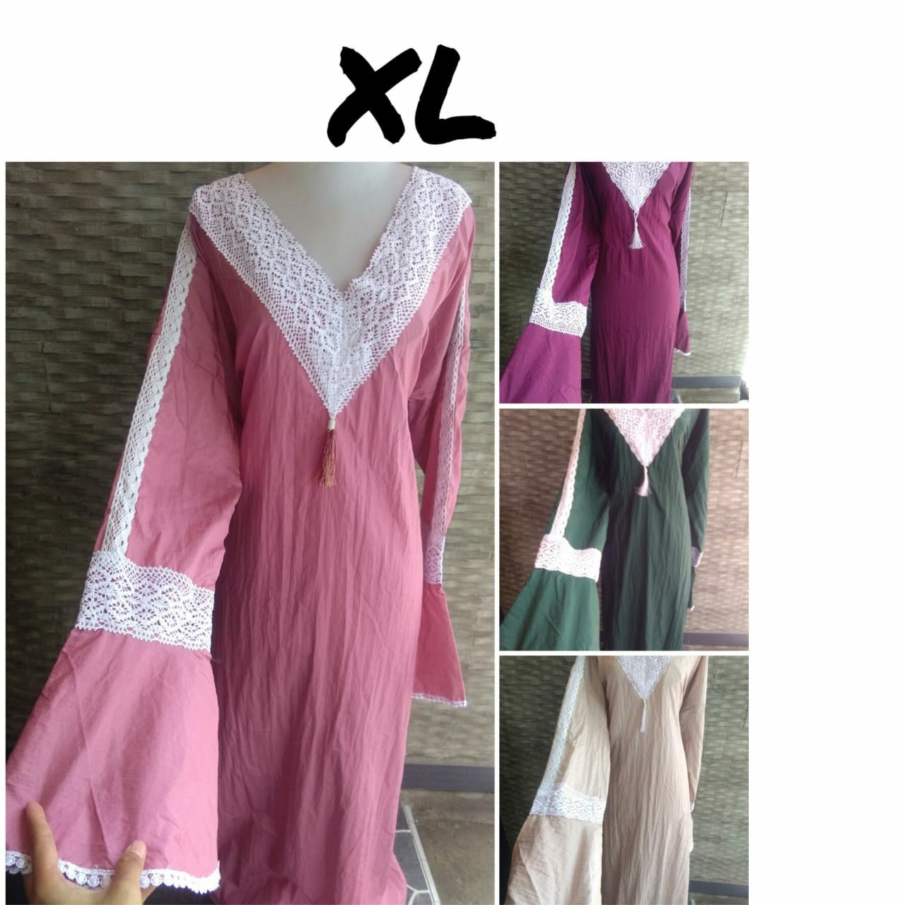 Abaya Renda Xl