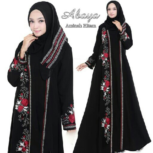 Abaya gamis bordir 