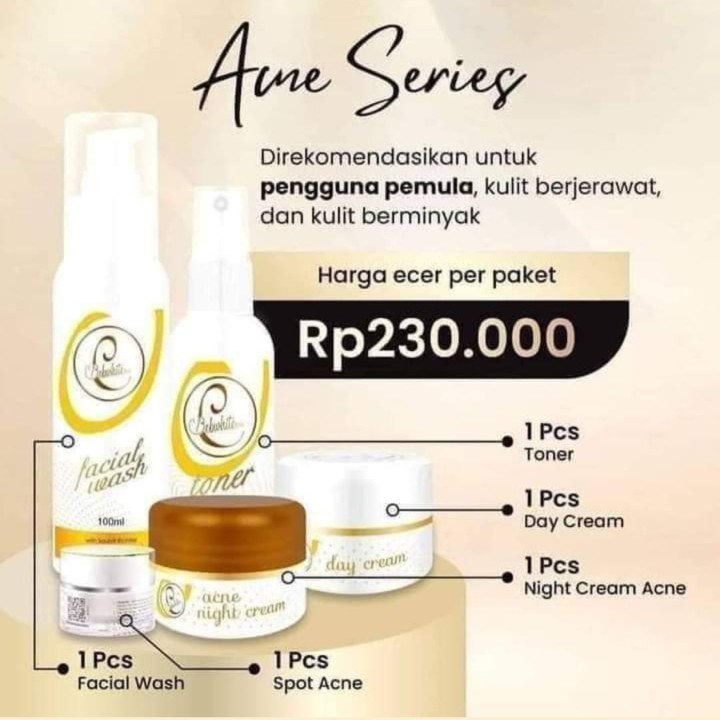 Acne Series Free Pouch Cantik Wrn Gold