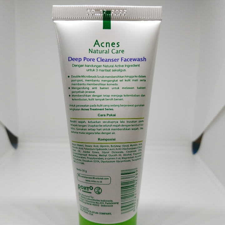 Acnes Facewash Deep Pore Cleanser 2