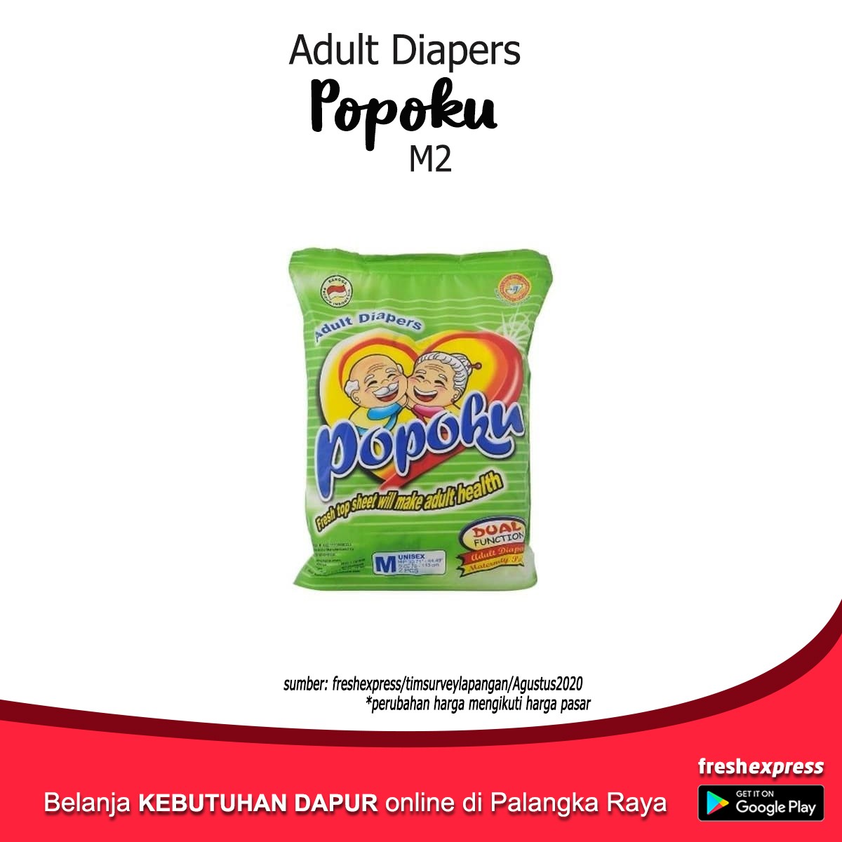 Adult Diapers Popoku M2