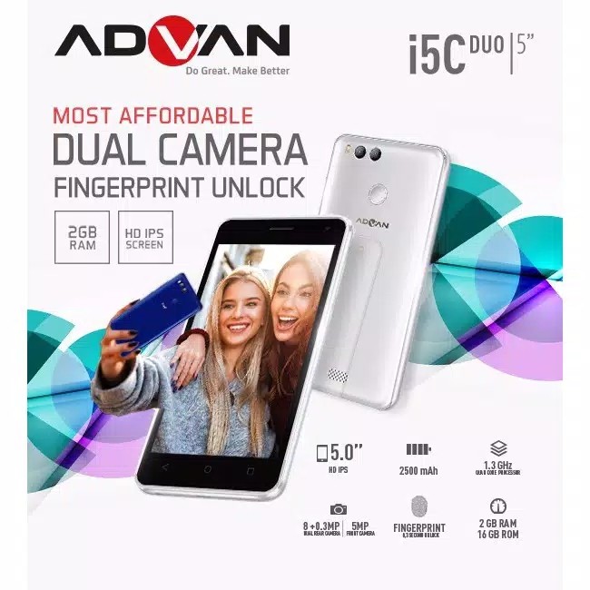 Advan I5C 2GB RAM Garansi Resmi