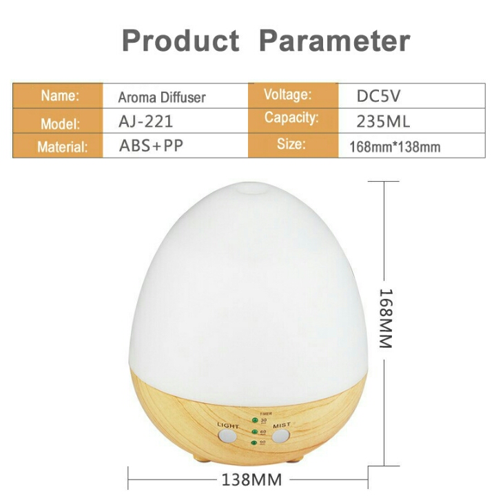 Air Humidifier Aromaterapi Nb3 H256 D15 4