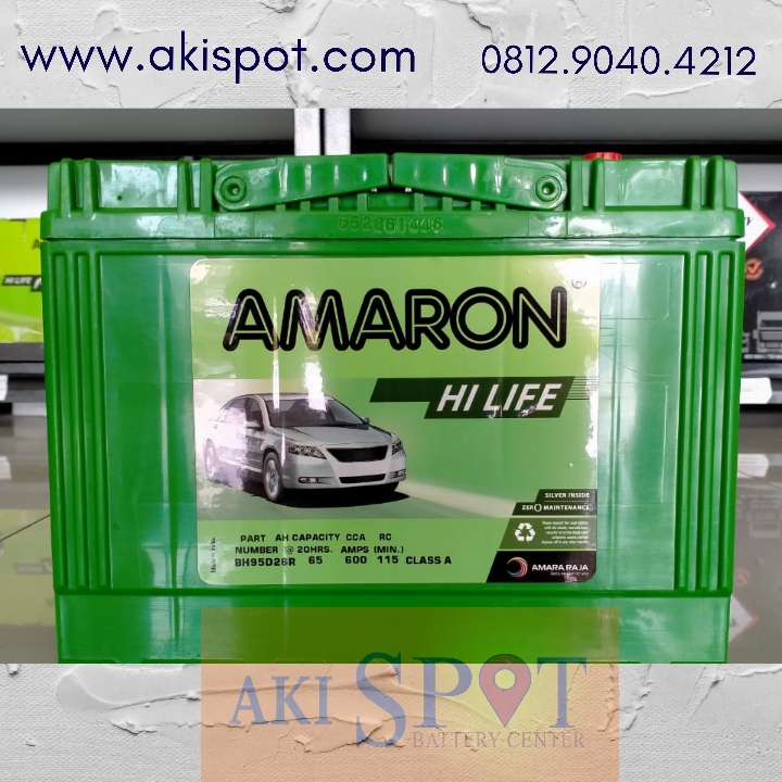 Aki Mobil Amaron HL 95D26R 65Ah Aki Kering Harga Tukar Tambah 2