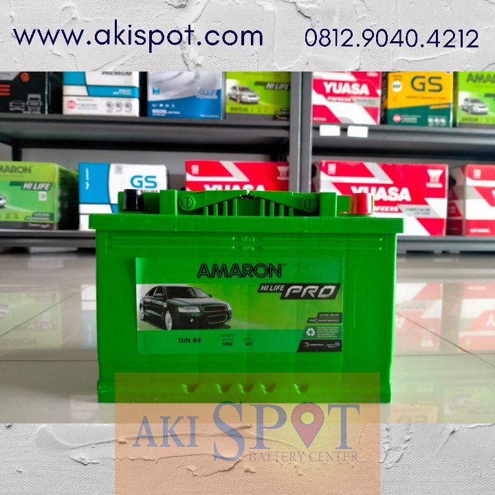 Aki Mobil Amaron HLP Din 84 84Ah Aki Kering Harga Tukar Tambah 2