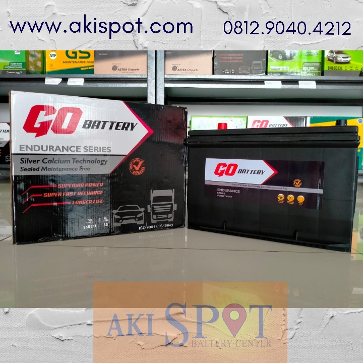 Aki Mobil Go Battery 95D31L 80Ah Aki Kering Harga Tukar Tambah