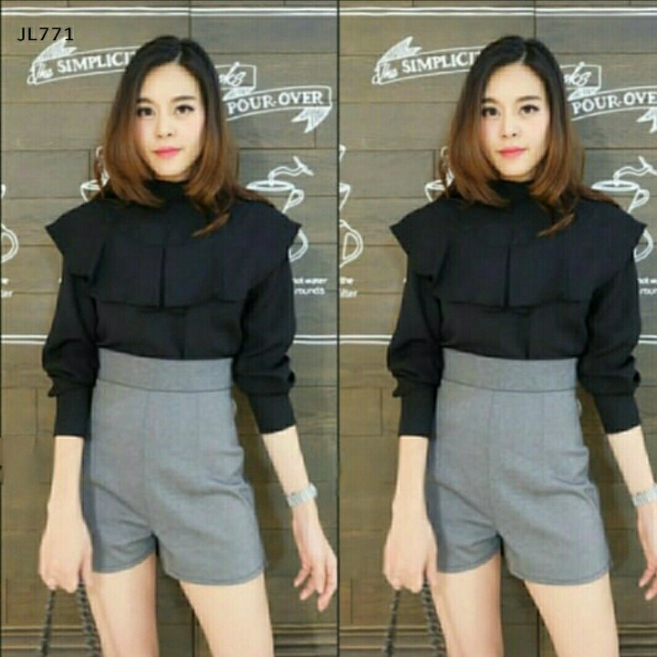 Alena Top Black
