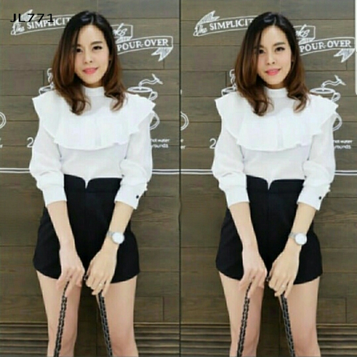 Alena Top White