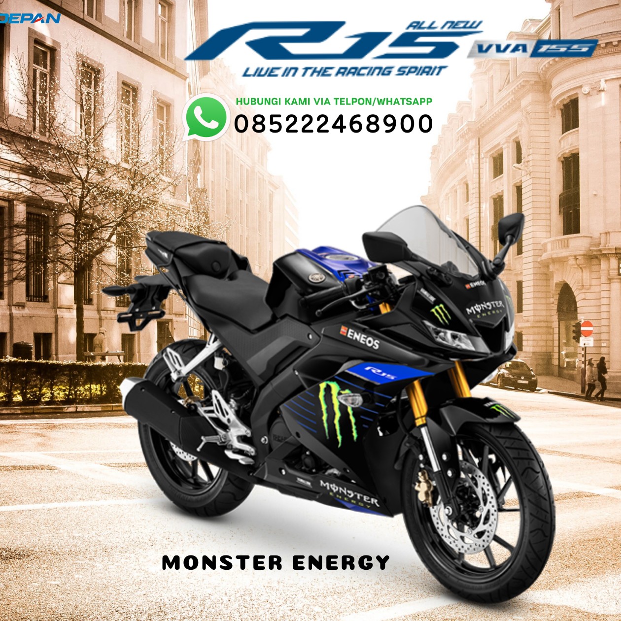 All New R15 GP Monster 150