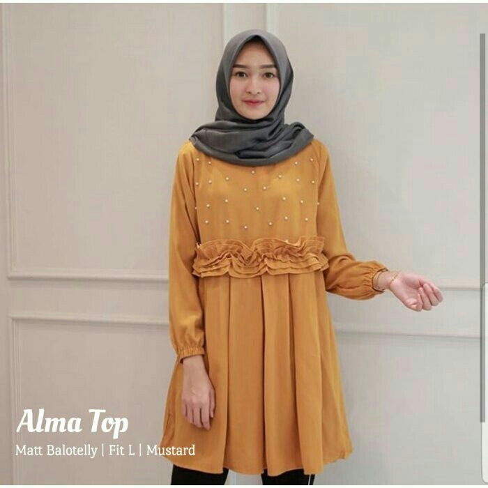 Alma Top Mustard