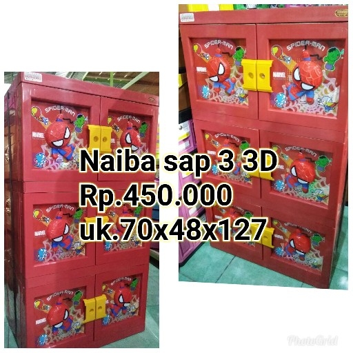 Almari Plastic Naiba Sap 3 3d