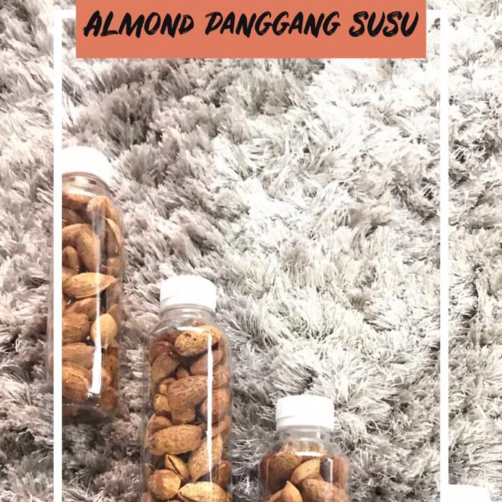 Almond Kulit Panggang Susu