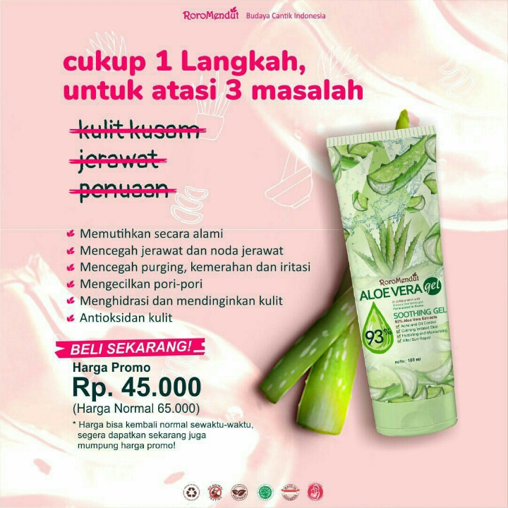 Aloevera Gel Roromendut