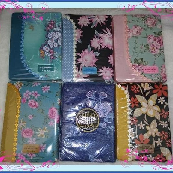 Alquran Bacaan Motif Bunga