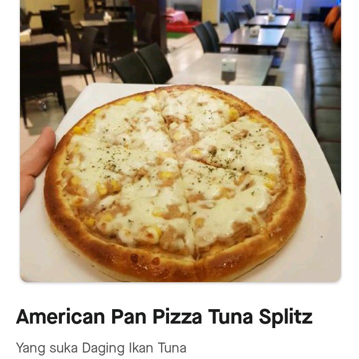 American Pan Pizza Tuna Splitz