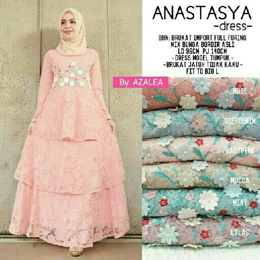 Anastasya Dress Brukat 