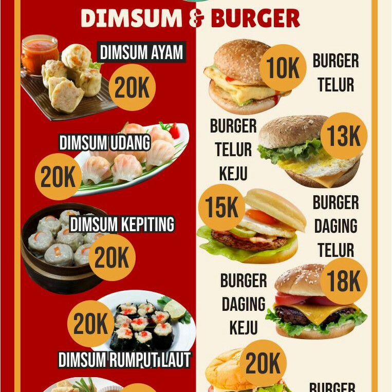 Aneka Dimsum Dan Burger