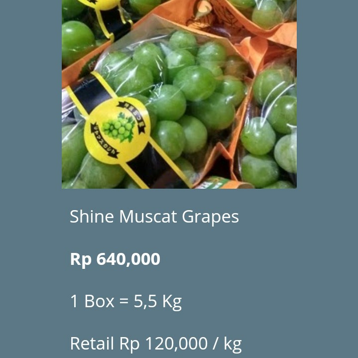 Anggur Muscat