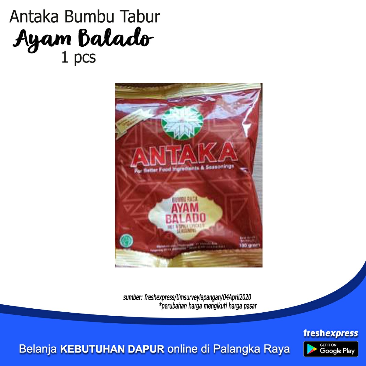 Antaka Ayam Balado 100 Gram