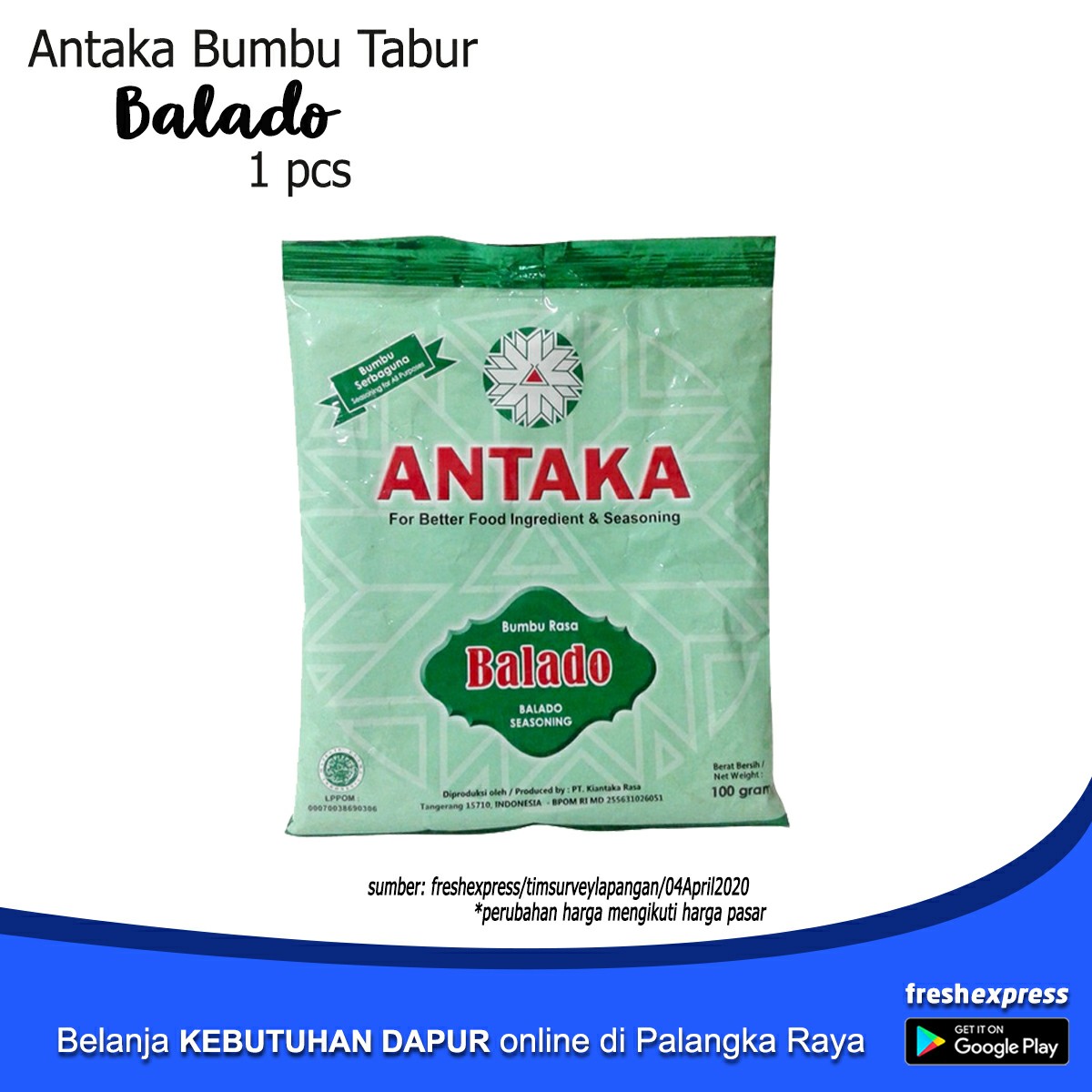 Antaka Balado 100 Gram