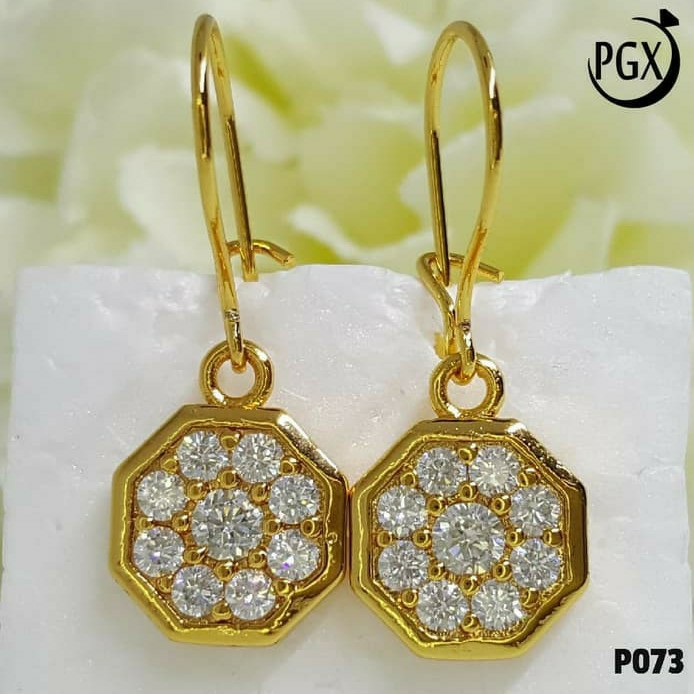 Anting Xuping Yaxiya - lapis Emas 18 Karat P073