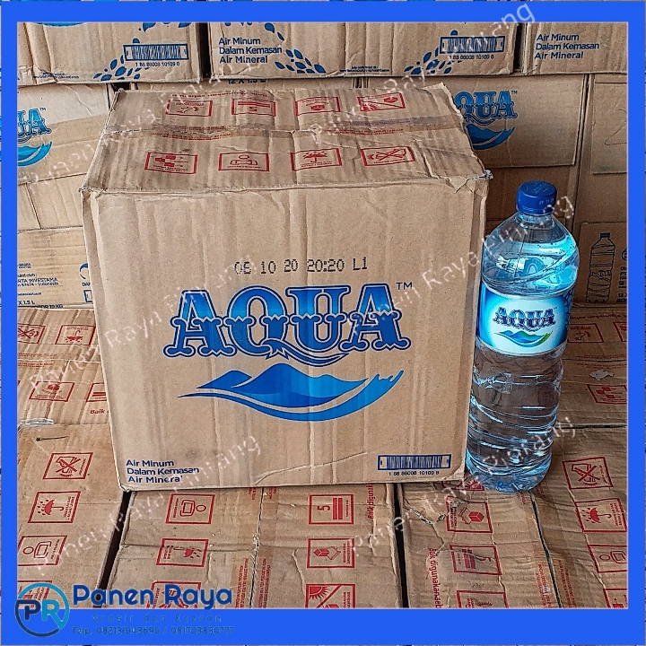 Aqua Botol 1500ml - Dos