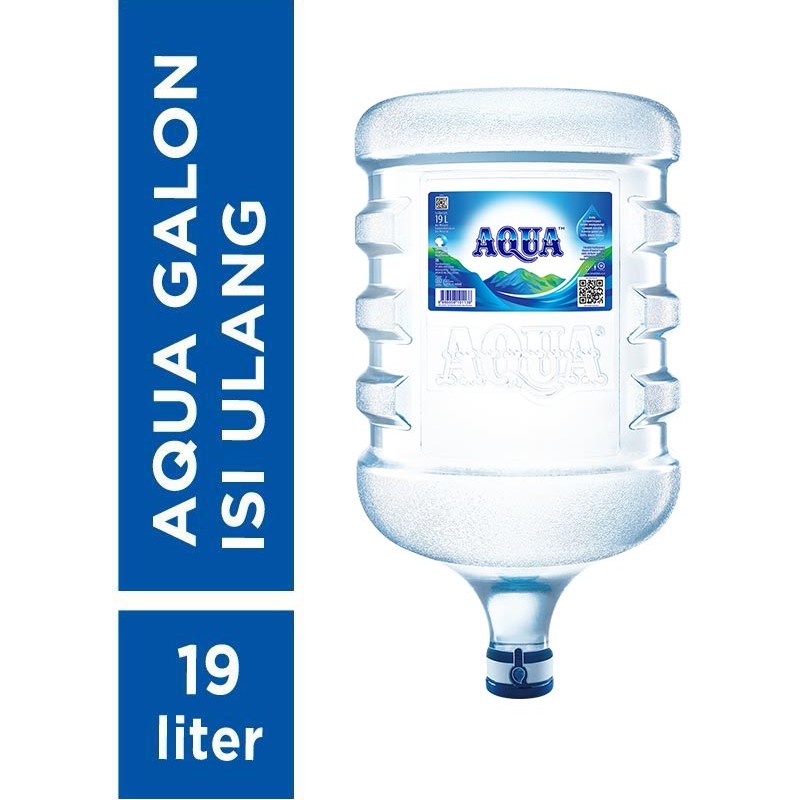 Aqua Galon 19L Isi Ulang