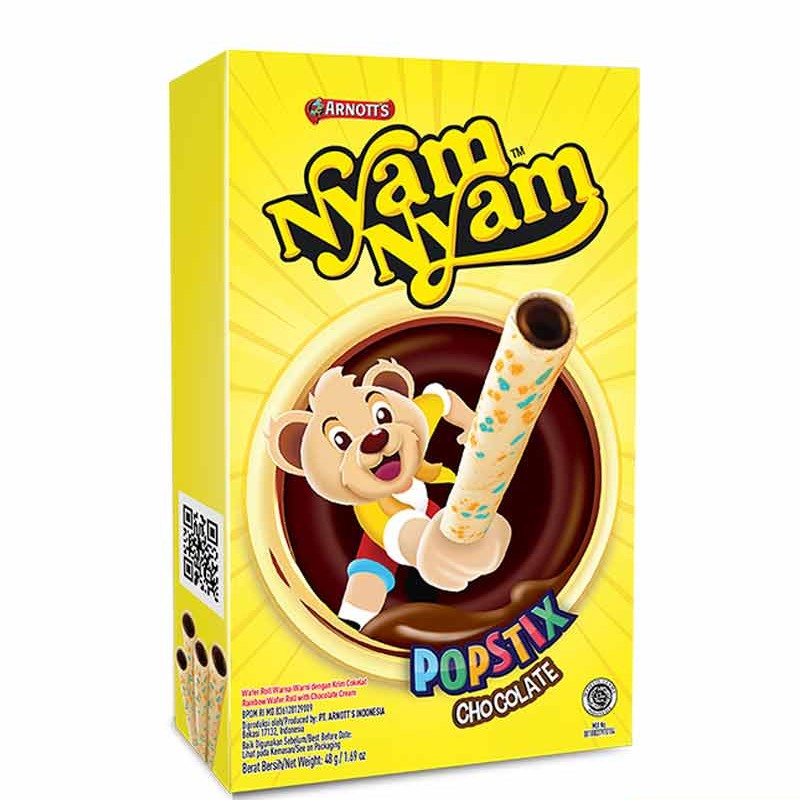 Arnotts Nyam-Nyam Pop Stix Chocolate 48G
