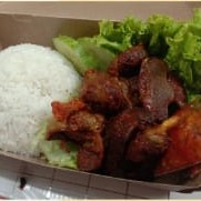 Ati Ampela Goreng Plus Nasi