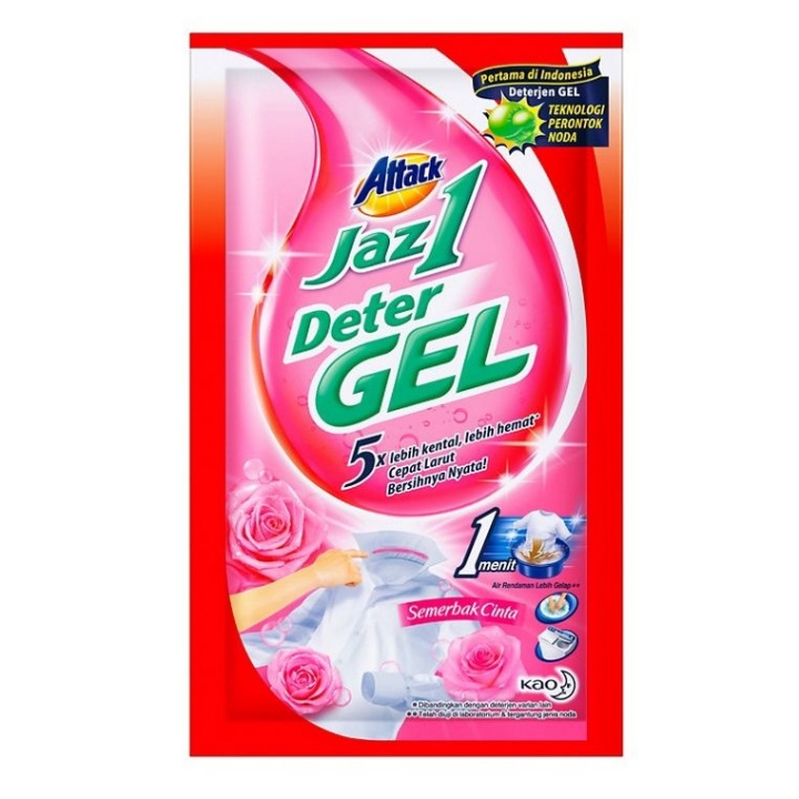 Attack Jaz1 Detergel Semerbak Cinta 750 g