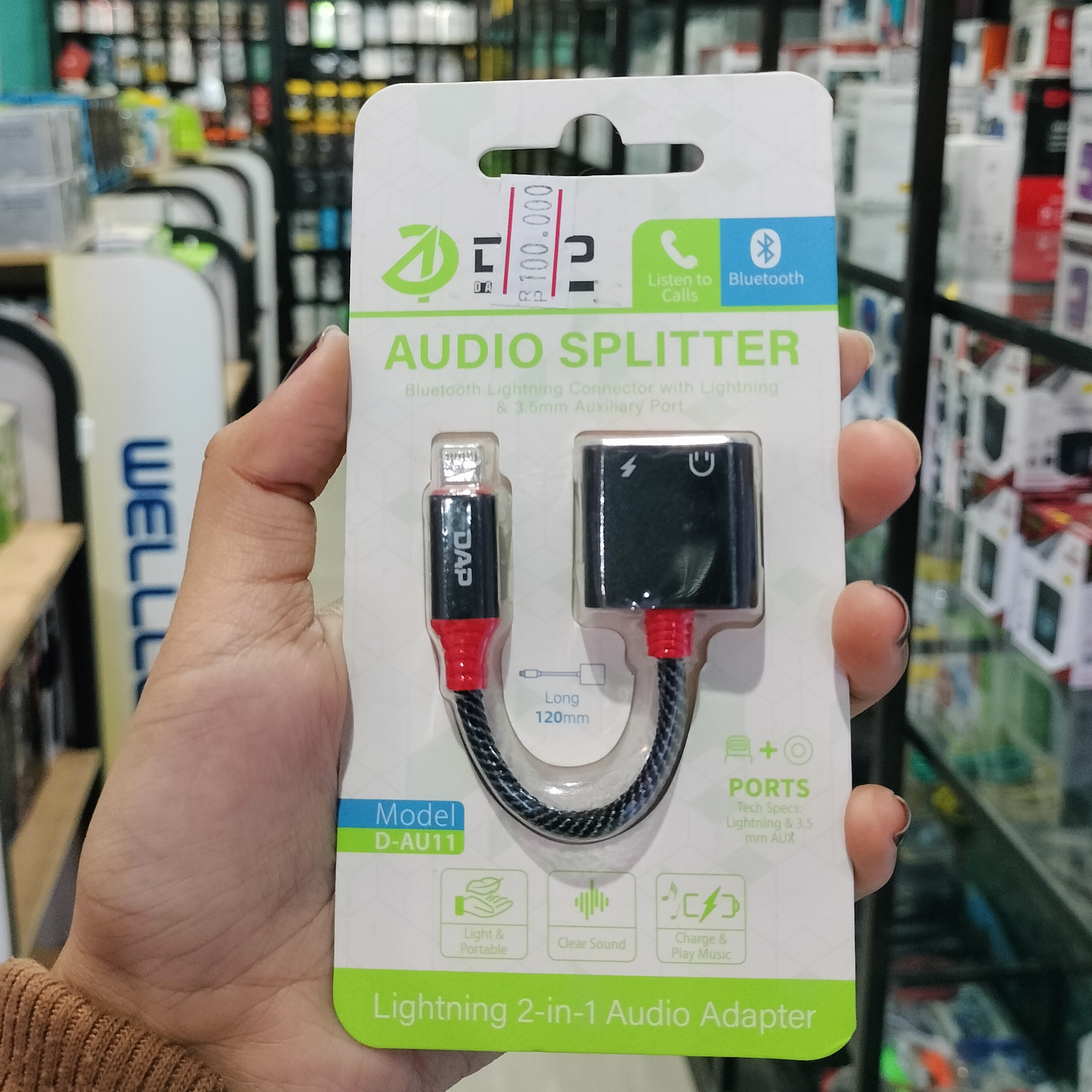 Audio Splitter Lightning  2-in-1 Audio Adapter