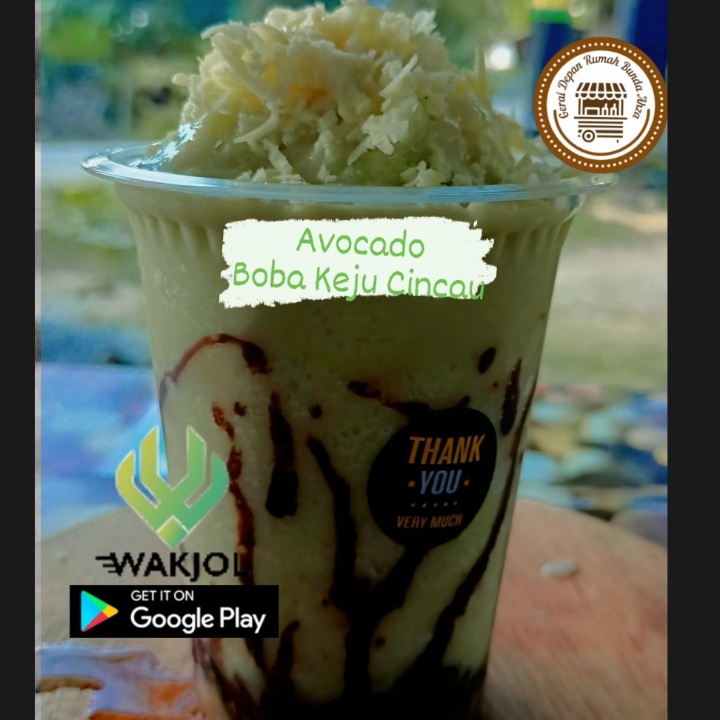 Avocado Boba Keju Cincau