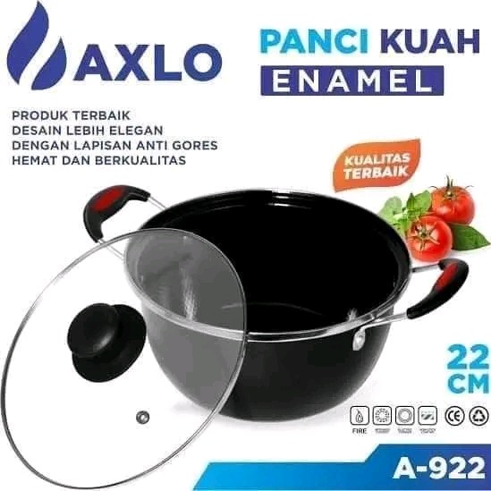 Axlo panci kuah enamel
