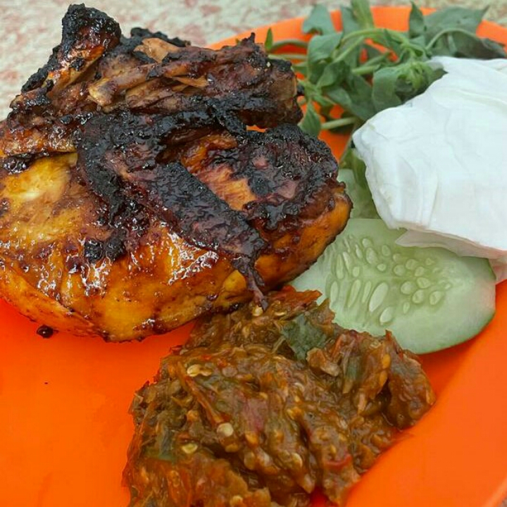 Ayam Bakar Tanpa Nasi