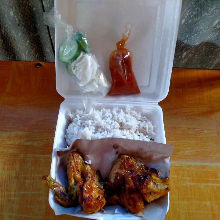 Ayam Bakar Dada Pake Nasi