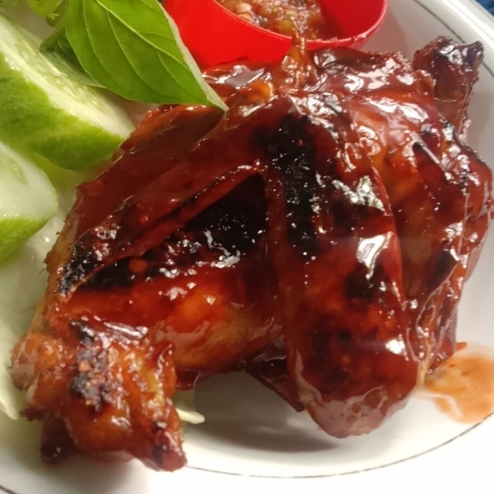 Ayam Bakar Pakai Nasi