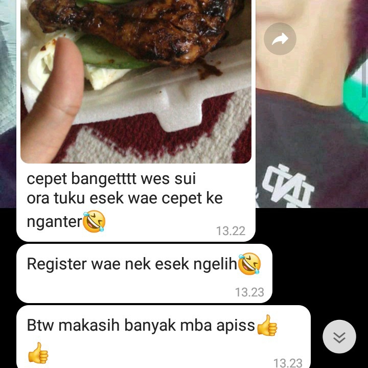 Ayam Bakar Pedas Manis Dengan Nasi 4