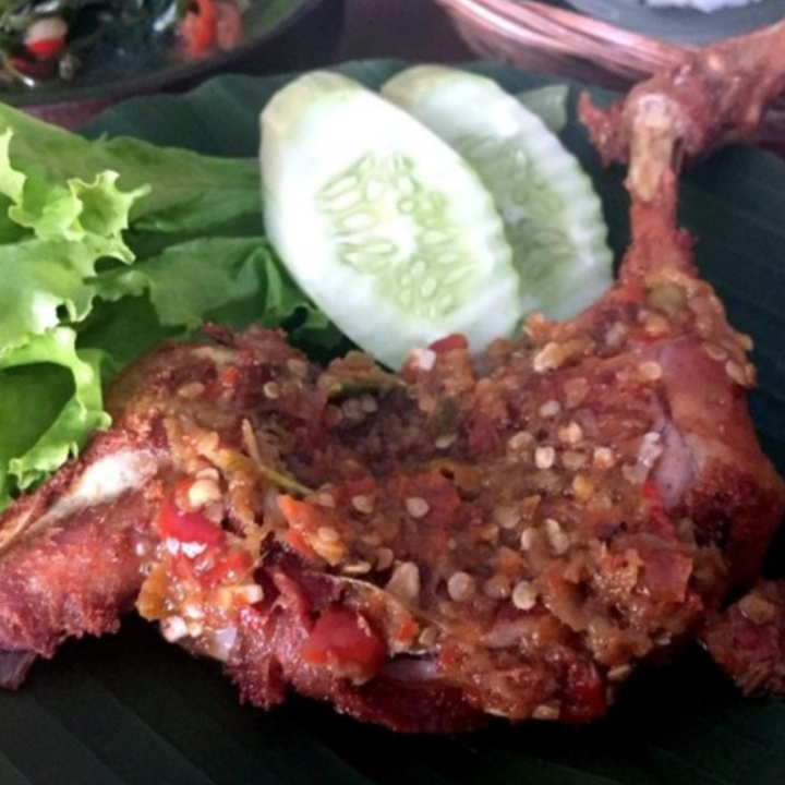 Ayam Bakar Penyet Tanpa Nasi