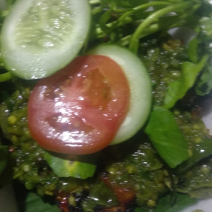 Ayam Bakar Penyet Sambel Ijo