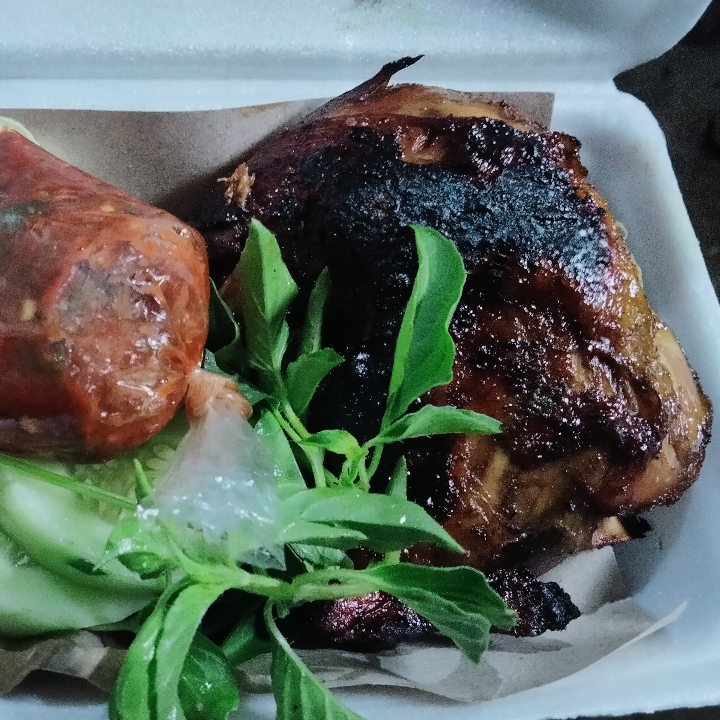 Ayam Bakar Potong Plus Nasi 