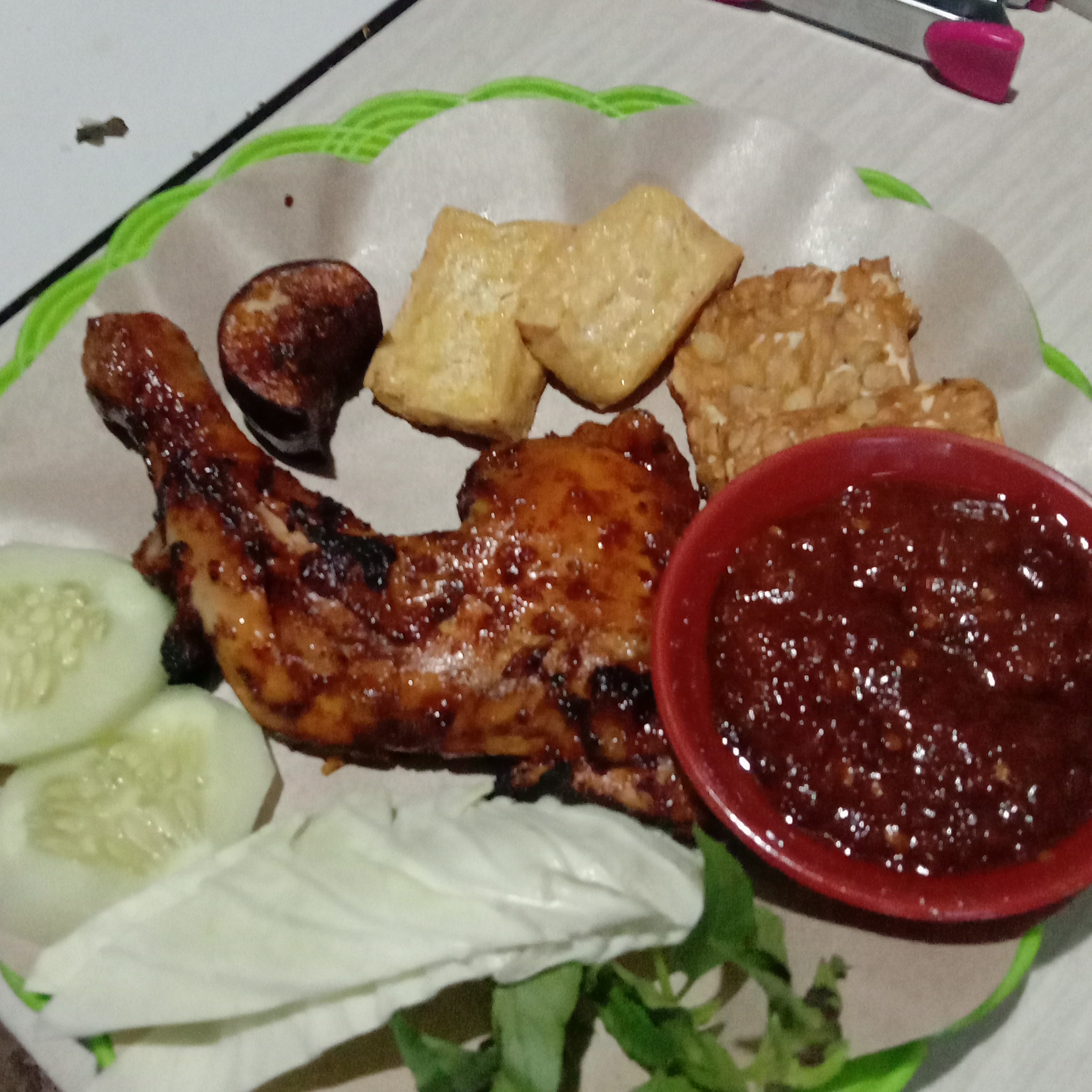 Ayam Bakar Rica Plus Nasi