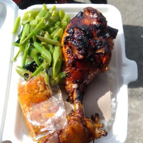 Ayam Bakar Rica plus Kangkung Cah