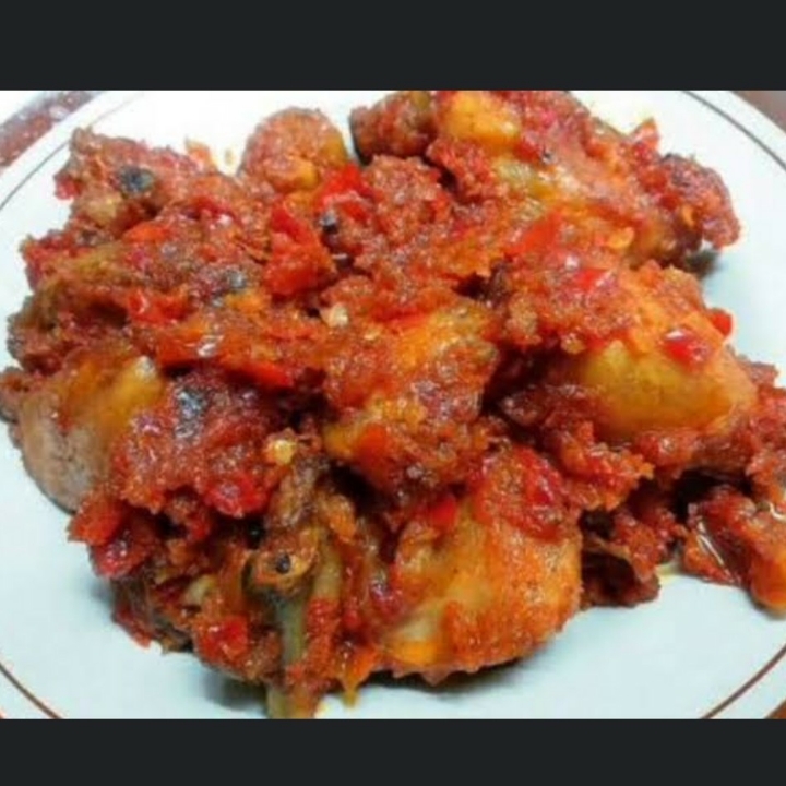 Ayam Balado Dan Sayur