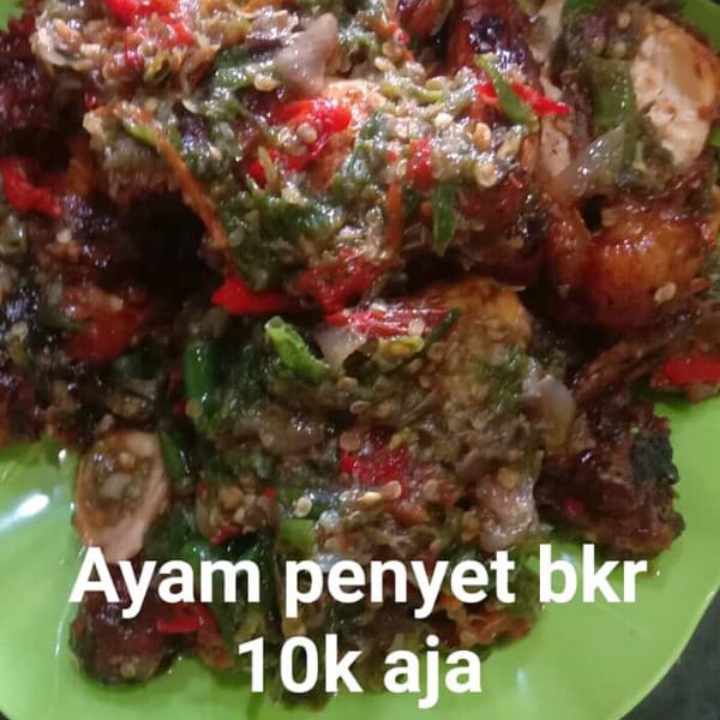 Ayam Bakar Penyet Pake Nasi