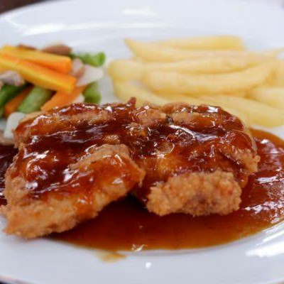 Ayam Black Pepper Plus Nasi