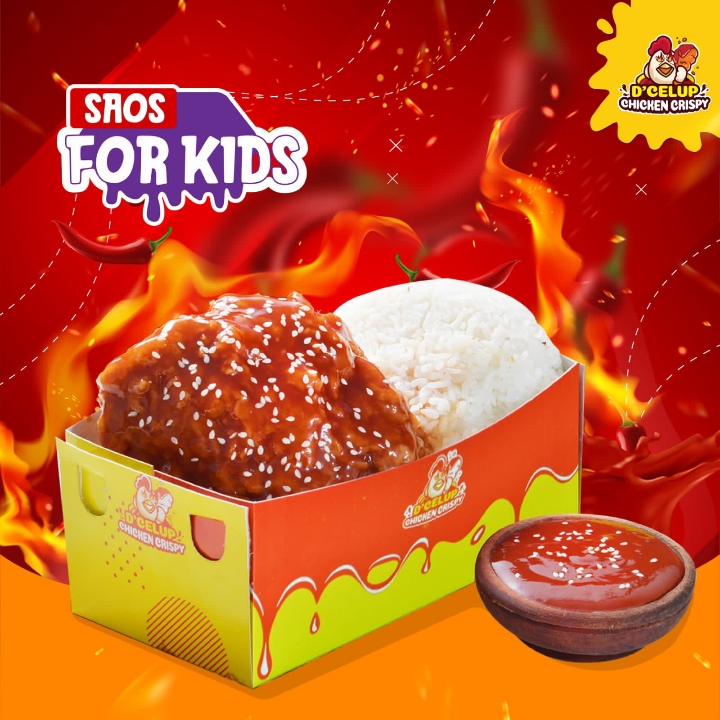 Ayam Crispy Saus For Kids