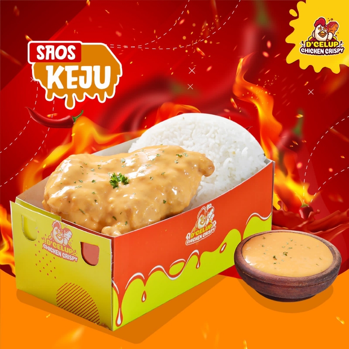 Ayam Crispy Saus Keju